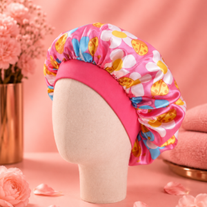 Abbie Marabou Satin Bonnet