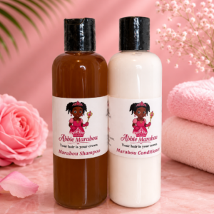 Abbie Marabou Moisturizing Shampoo & Conditioner Set